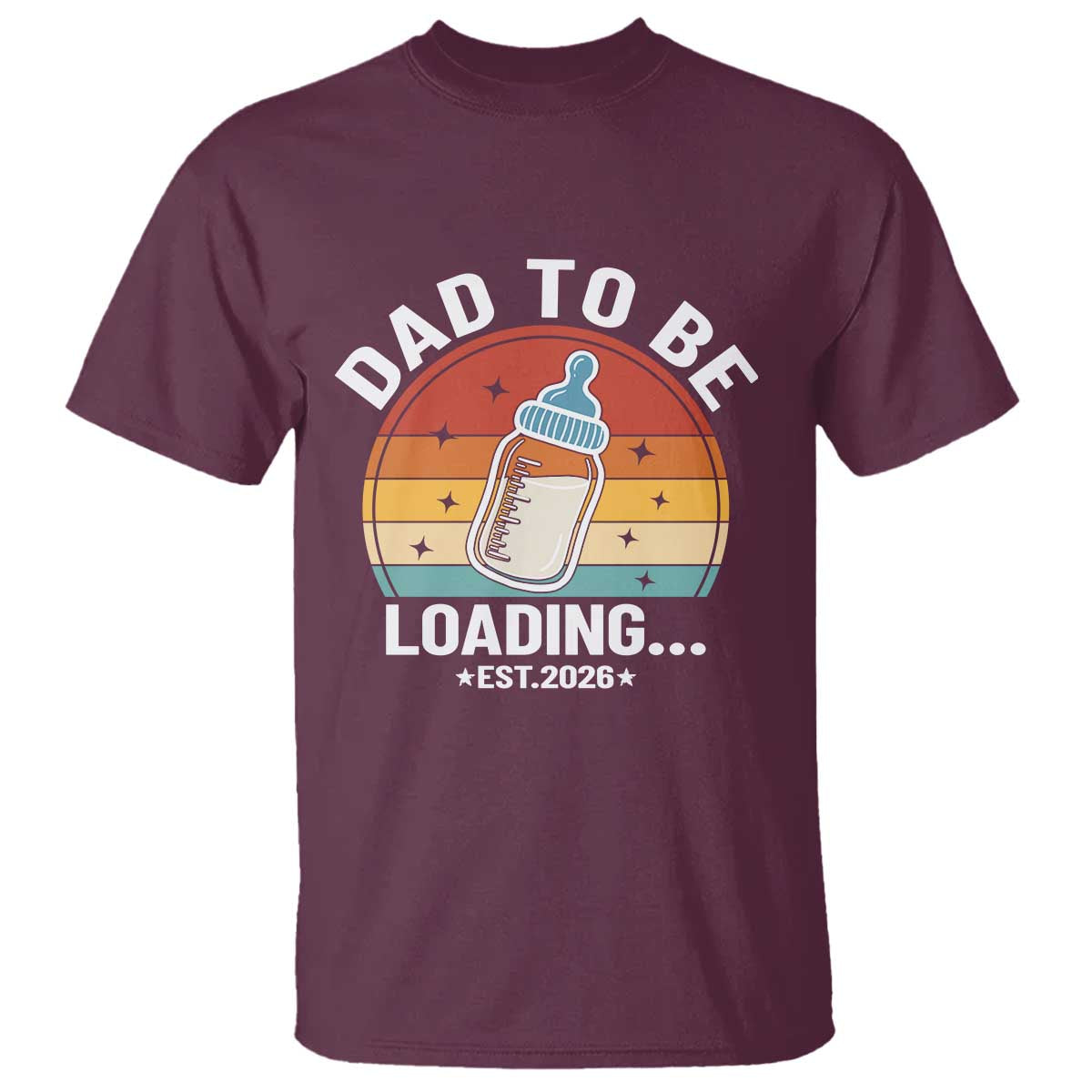 Dad to Be 2026 T Shirt Funny Pregnancy Announcement Gift