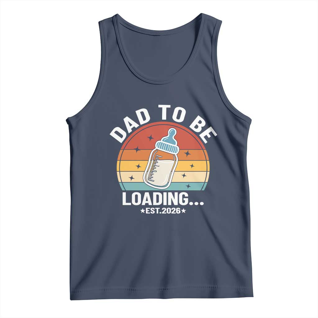 Dad to Be 2026 Tank Top Funny Pregnancy Announcement Gift