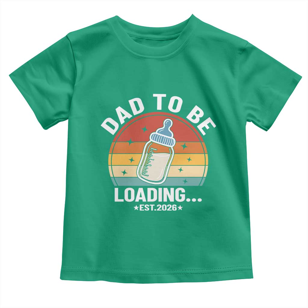 Dad to Be 2026 Toddler T Shirt Funny Pregnancy Announcement Gift