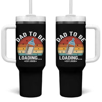 Dad to Be 2026 Tumbler With Handle Funny Pregnancy Announcement Gift