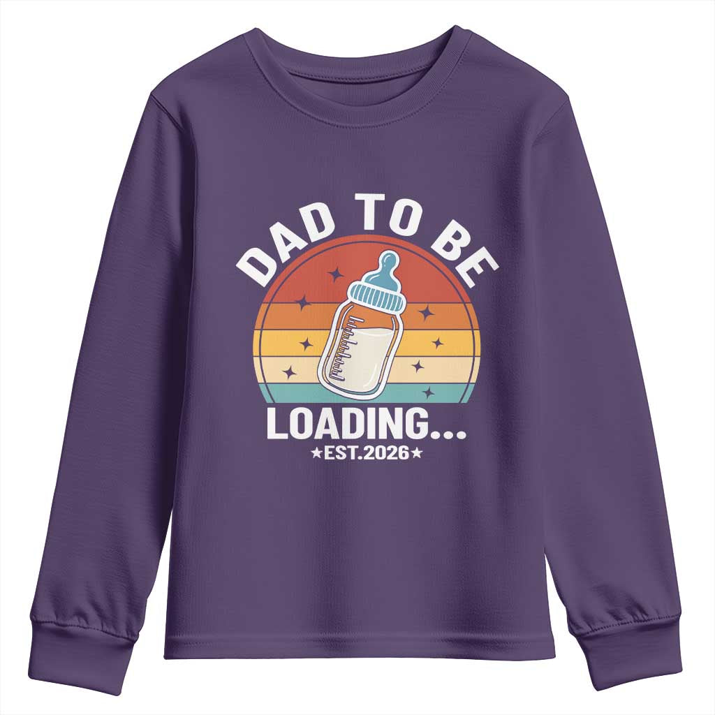 Dad to Be 2026 Youth Sweatshirt Funny Pregnancy Announcement Gift