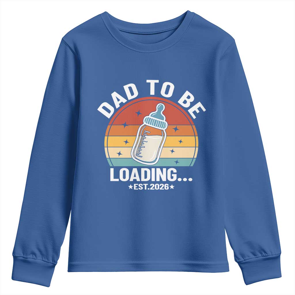 Dad to Be 2026 Youth Sweatshirt Funny Pregnancy Announcement Gift