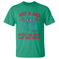 Just Dad Who Always Came Back With The Milk T Shirt Funny Raccoon Dad