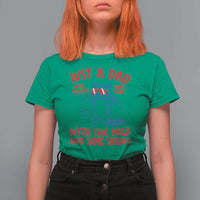 Just Dad Who Always Came Back With The Milk T Shirt For Women Funny Raccoon Dad