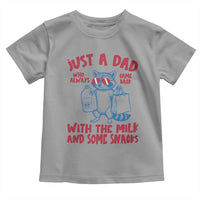 Just Dad Who Always Came Back With The Milk Toddler T Shirt Funny Raccoon Dad