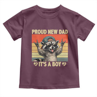 Proud New Dad It's A Boy Toddler T Shirt Funny Raccoon Humor Father's Day