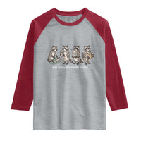 Funny Raccoon Dad Raglan Shirt Just Doing My Daddy Things