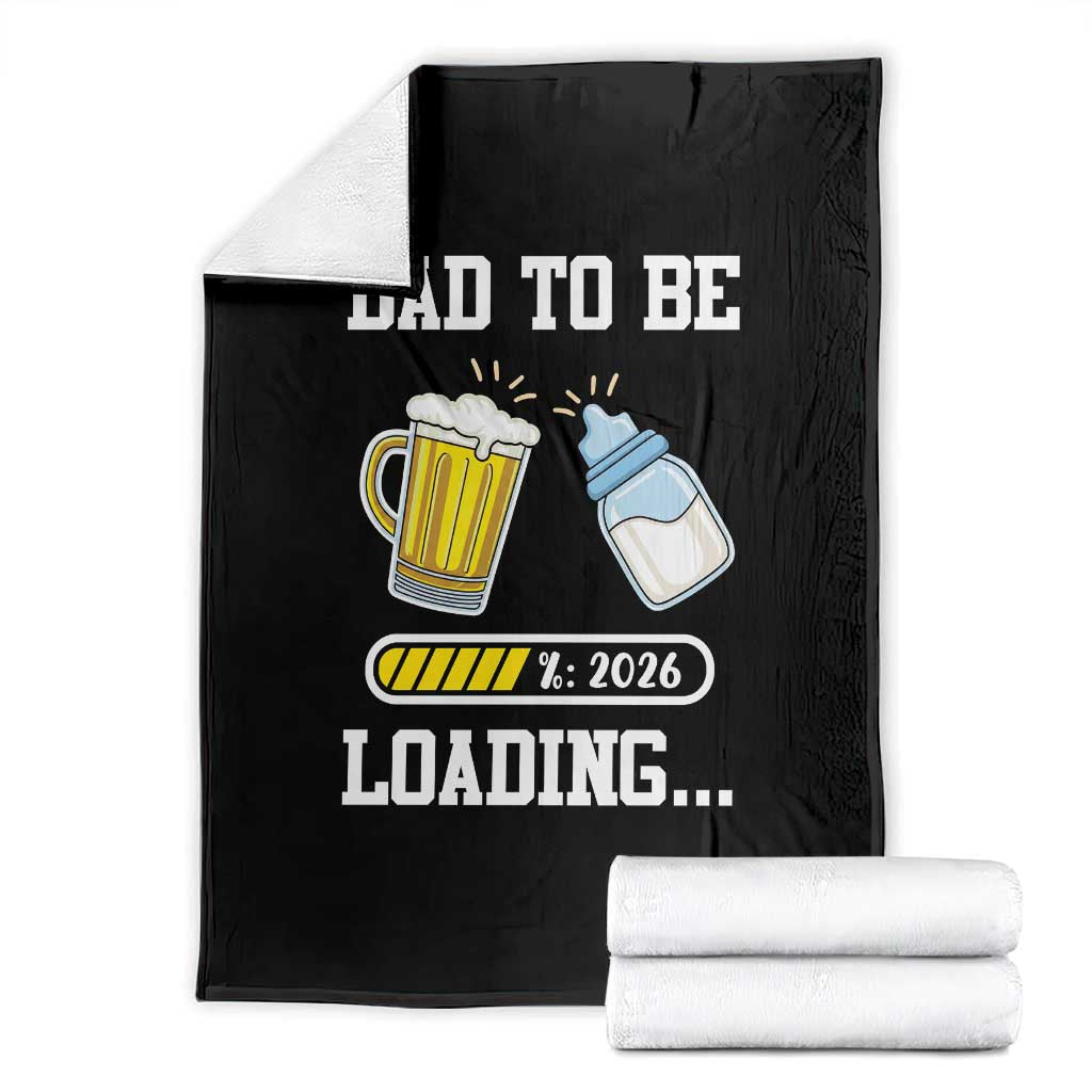 Dad to Be 2026 Throw Blanket Funny Pregnancy Reveal