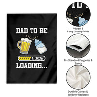 Dad to Be 2026 Garden Flag Funny Pregnancy Reveal