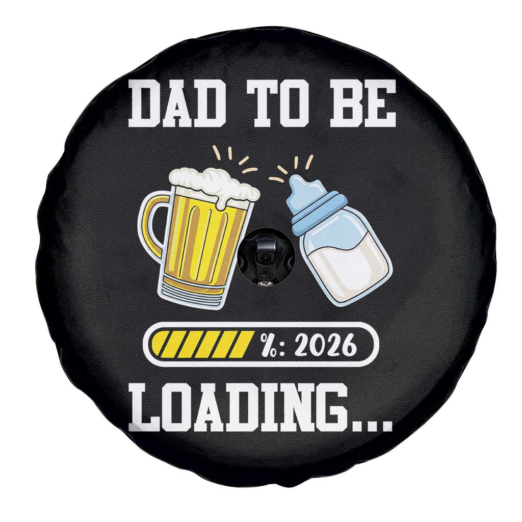 Dad to Be 2026 Spare Tire Cover Funny Pregnancy Reveal