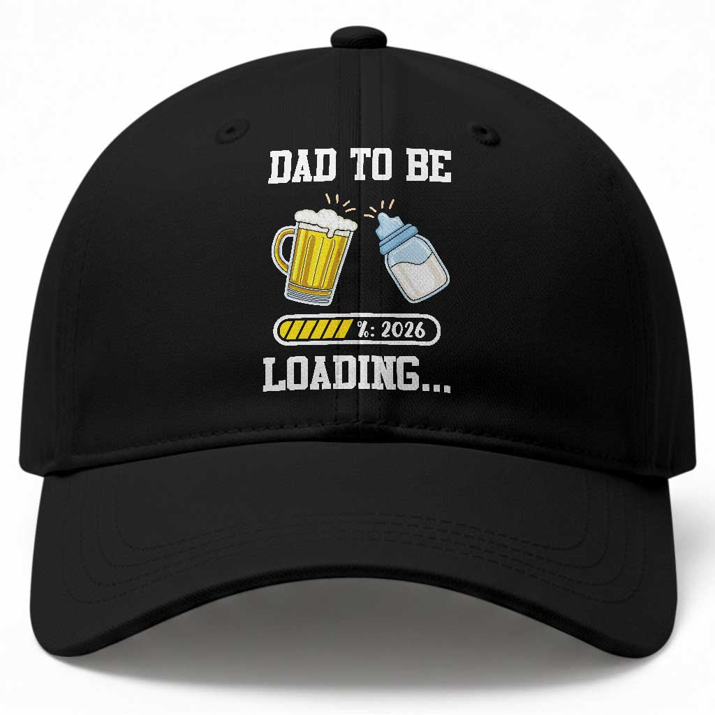 Dad to Be 2026 Baseball Cap Funny Pregnancy Reveal