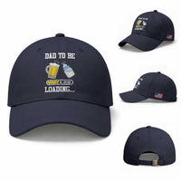 Dad to Be 2026 Baseball Cap Funny Pregnancy Reveal