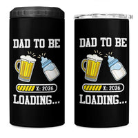 Dad to Be 2026 4 in 1 Can Cooler Tumbler Funny Pregnancy Reveal