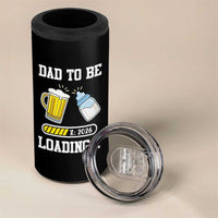 Dad to Be 2026 4 in 1 Can Cooler Tumbler Funny Pregnancy Reveal