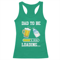 Dad to Be 2026 Racerback Tank Top Funny Pregnancy Reveal