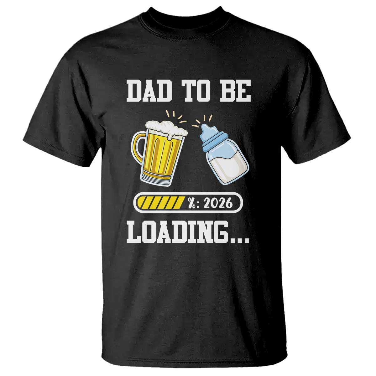 Dad to Be 2026 T Shirt Funny Pregnancy Reveal