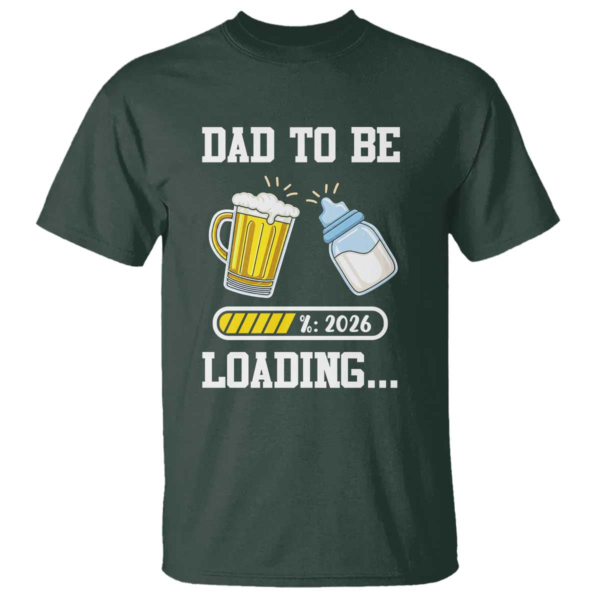 Dad to Be 2026 T Shirt Funny Pregnancy Reveal