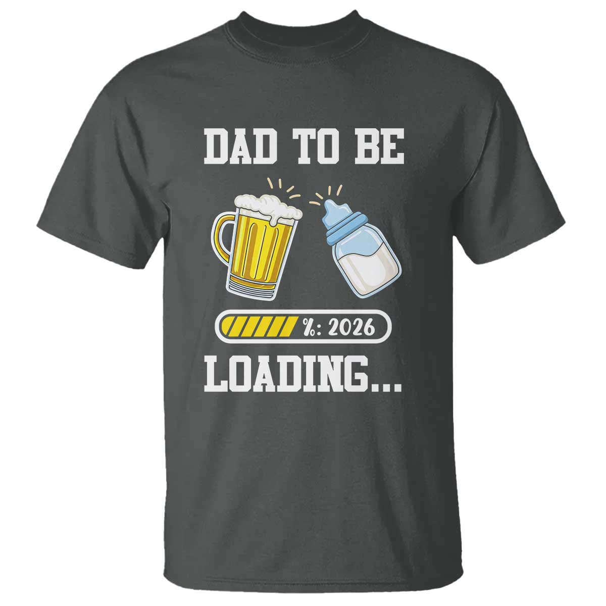Dad to Be 2026 T Shirt Funny Pregnancy Reveal