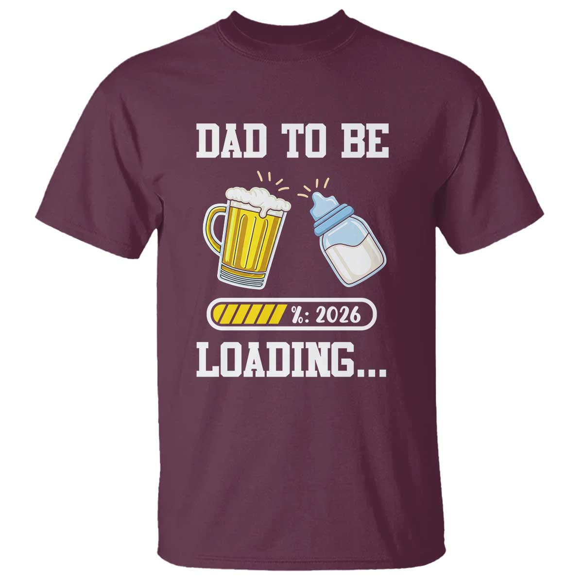 Dad to Be 2026 T Shirt Funny Pregnancy Reveal