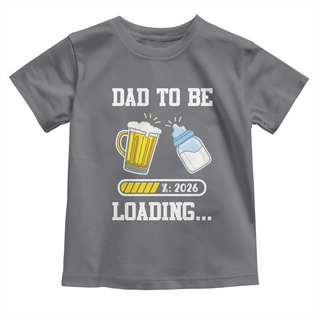 Dad to Be 2026 Toddler T Shirt Funny Pregnancy Reveal
