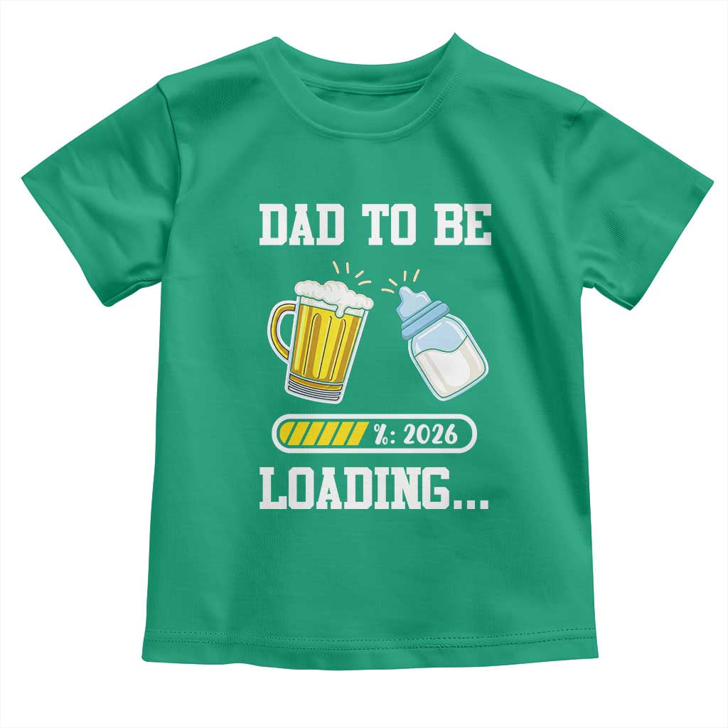 Dad to Be 2026 Toddler T Shirt Funny Pregnancy Reveal