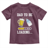 Dad to Be 2026 Toddler T Shirt Funny Pregnancy Reveal