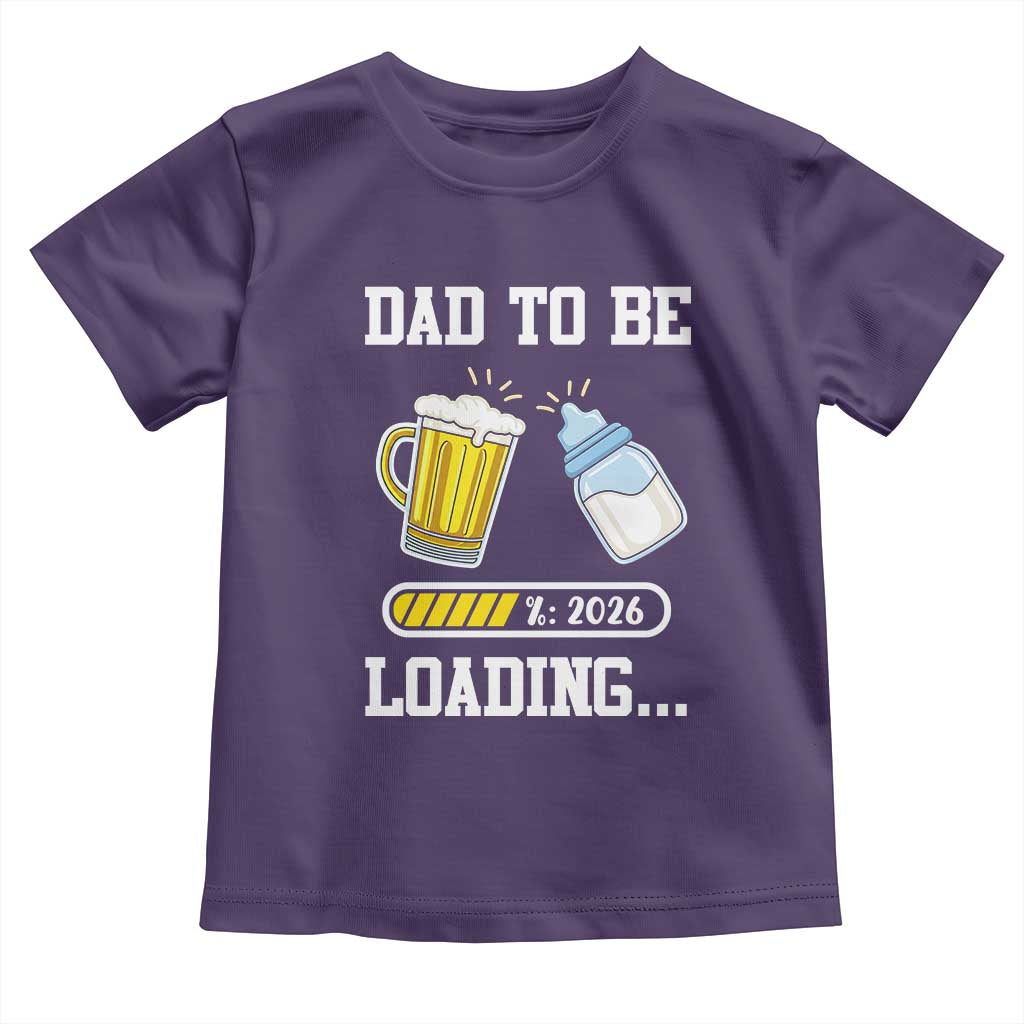 Dad to Be 2026 Toddler T Shirt Funny Pregnancy Reveal
