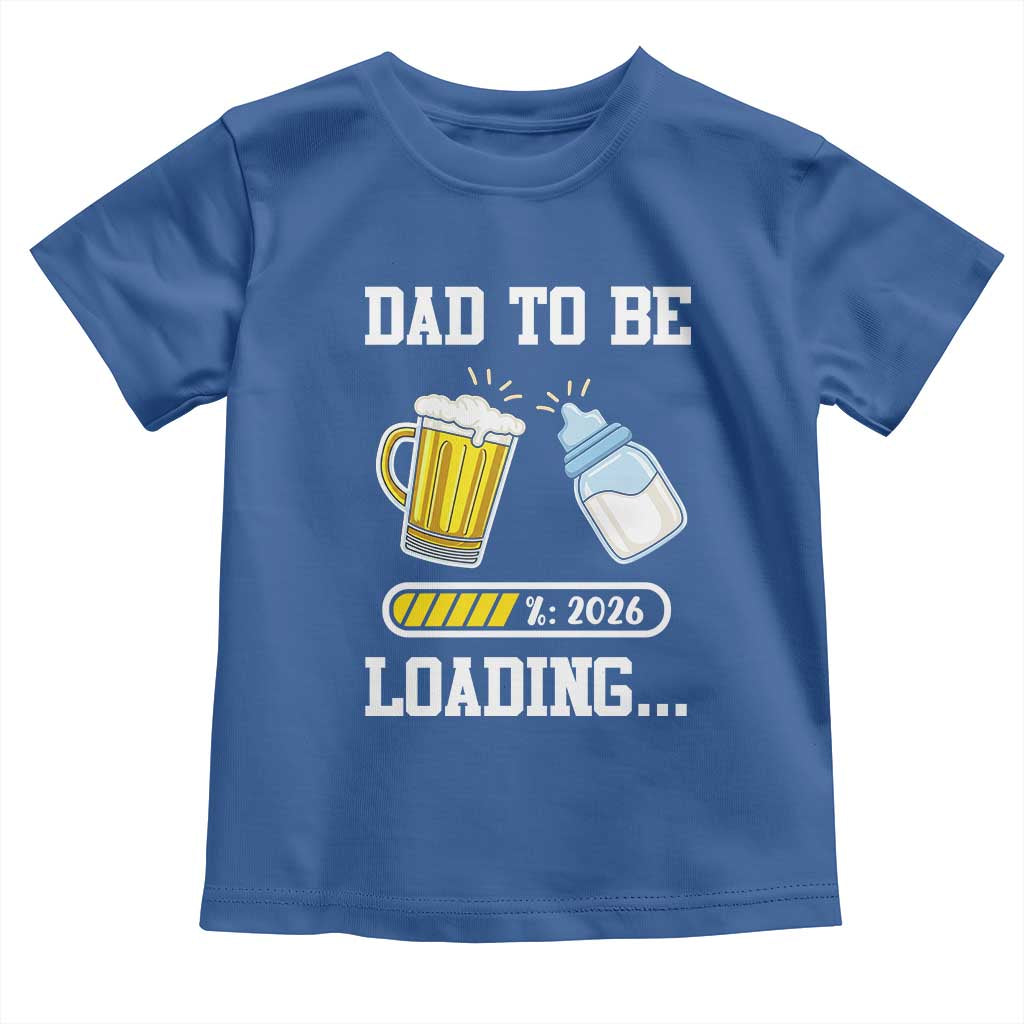 Dad to Be 2026 Toddler T Shirt Funny Pregnancy Reveal