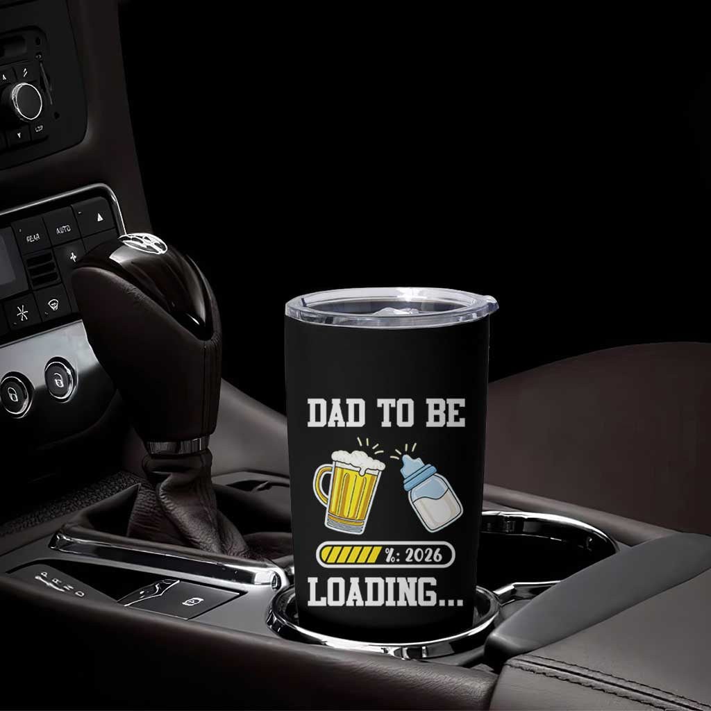 Dad to Be 2026 Tumbler Cup Funny Pregnancy Reveal