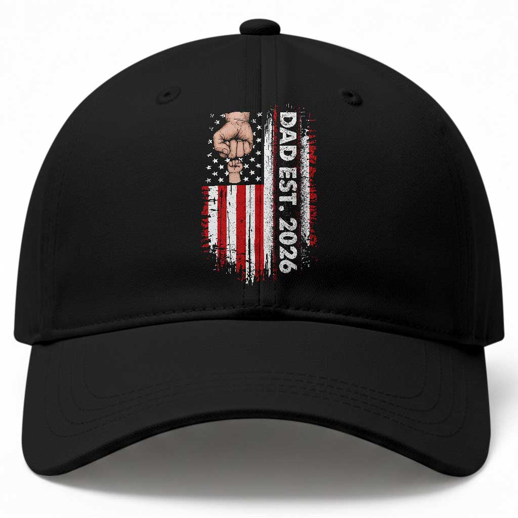 New Dad 2026 Baseball Cap Patriotic US American Flag Gifts Fathers Day