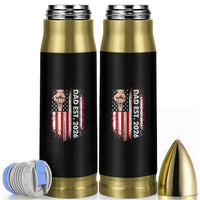 New Dad 2026 Bullet Tumbler Patriotic US American Flag Gifts Fathers Day