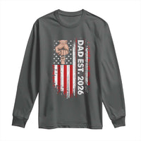 New Dad 2026 Long Sleeve Shirt Patriotic US American Flag Gifts Fathers Day