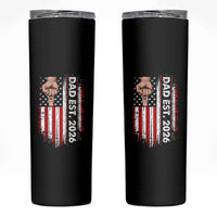 New Dad 2026 Skinny Tumbler Patriotic US American Flag Gifts Fathers Day