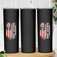 New Dad 2026 Skinny Tumbler Patriotic US American Flag Gifts Fathers Day