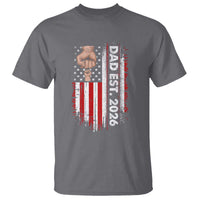 New Dad 2026 T Shirt Patriotic US American Flag Gifts Fathers Day