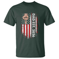 New Dad 2026 T Shirt Patriotic US American Flag Gifts Fathers Day