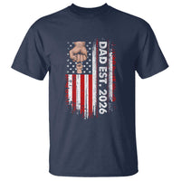 New Dad 2026 T Shirt Patriotic US American Flag Gifts Fathers Day
