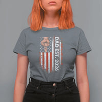 New Dad 2026 T Shirt For Women Patriotic US American Flag Gifts Fathers Day