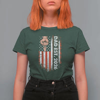 New Dad 2026 T Shirt For Women Patriotic US American Flag Gifts Fathers Day