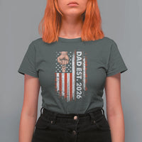 New Dad 2026 T Shirt For Women Patriotic US American Flag Gifts Fathers Day