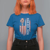 New Dad 2026 T Shirt For Women Patriotic US American Flag Gifts Fathers Day