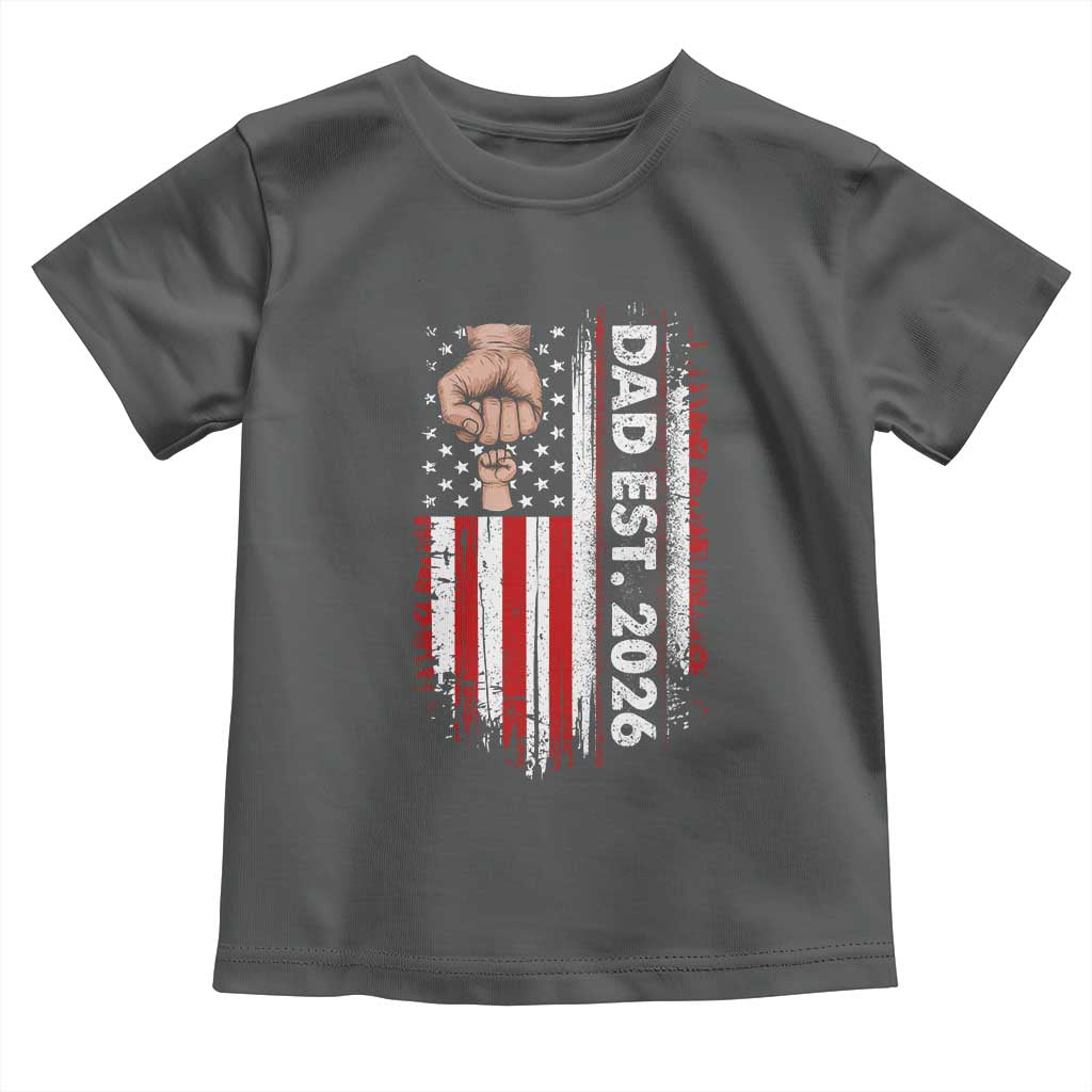 New Dad 2026 Toddler T Shirt Patriotic US American Flag Gifts Fathers Day