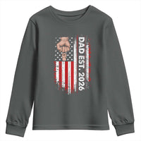 New Dad 2026 Youth Sweatshirt Patriotic US American Flag Gifts Fathers Day