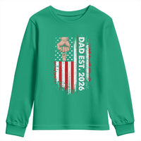 New Dad 2026 Youth Sweatshirt Patriotic US American Flag Gifts Fathers Day