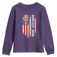New Dad 2026 Youth Sweatshirt Patriotic US American Flag Gifts Fathers Day