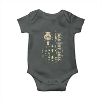 New Dad 2026 Baby Onesie Camo American Flag Military Dad Father's Day