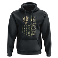 New Dad 2026 Hoodie Camo American Flag Military Dad Father's Day