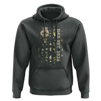 New Dad 2026 Hoodie Camo American Flag Military Dad Father's Day