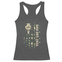 New Dad 2026 Racerback Tank Top Camo American Flag Military Dad Father's Day