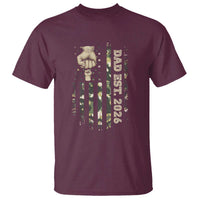New Dad 2026 T Shirt Camo American Flag Military Dad Father's Day
